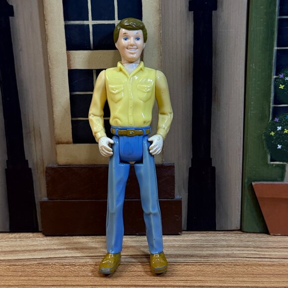Fisher-Price Vintage 1990's Loving Family Home Dad Father for Dollhouse 6 Inches - Picture 1 of 9